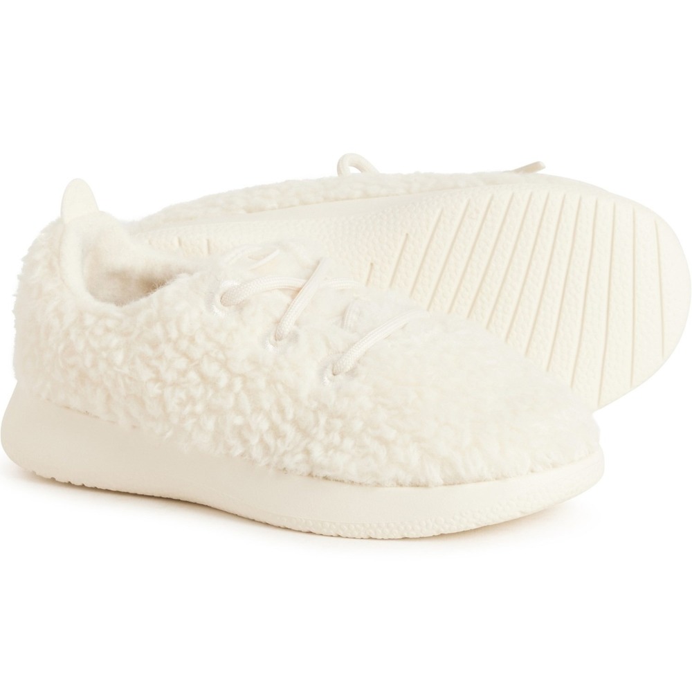 Allbirds Smallbirds Wool Lounger Fluff Cream White Fuzzy Sneakers Kids 1C